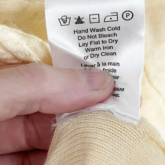 Heartloom - Revolve Cream Cable Knit Sweater Women's Size Large - Picture 8 of 8